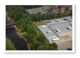 Aerial view of Little Town Campground