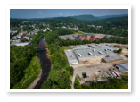 Aerial view of Little Town Campground