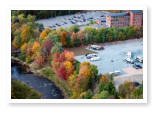 Aerial view of Little Town Campground